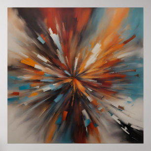 Affiche peinture Abstraite