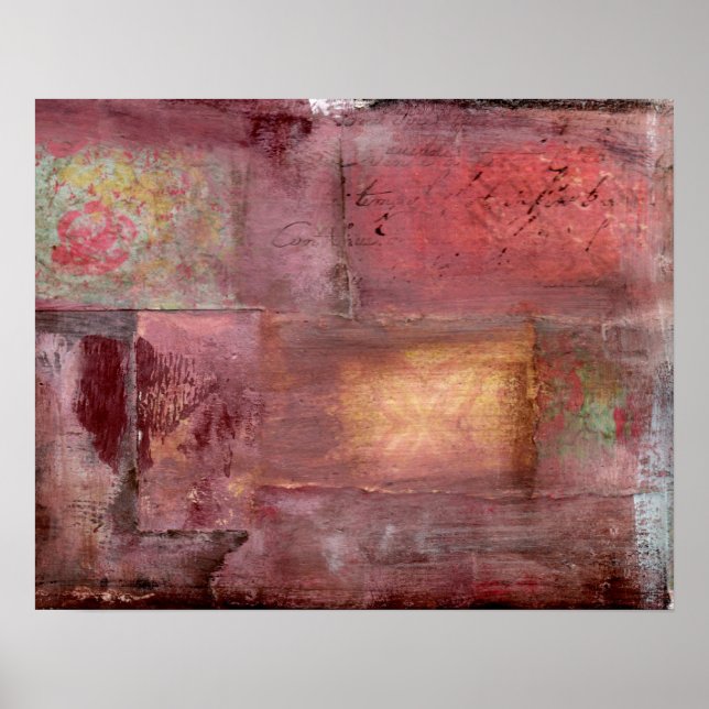Affiche Peinture abstraite (Devant)