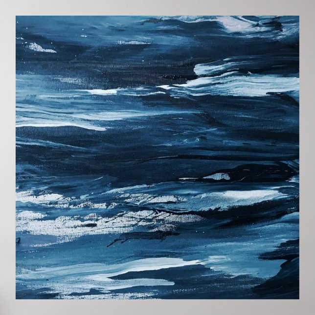 Affiche Peinture Abstraite (Devant)