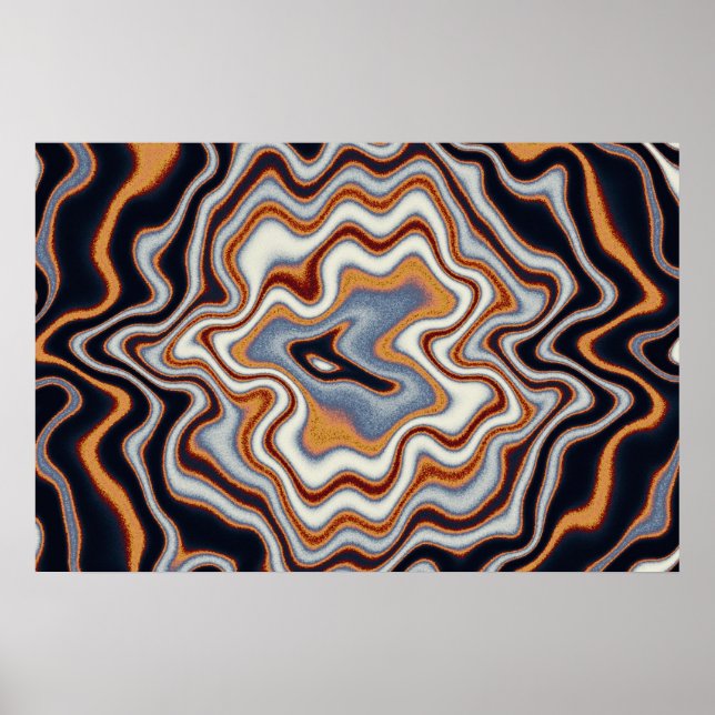 Affiche Peinture acrylique de physique quantique  (Devant)