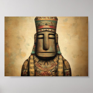 Affiche Peinture amérindienne