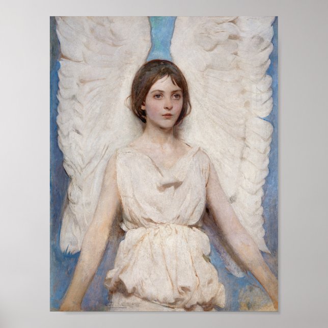 Affiche peinture Ange (1887) par Abbott Handerson Thayer (Devant)