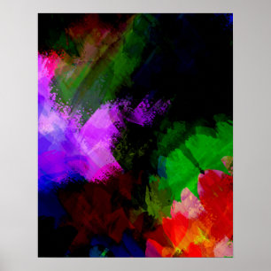 Affiche Peinture aquarelle abstraite 2