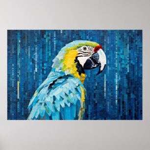 Affiche Peinture Art Décor Oiseau de perroquet