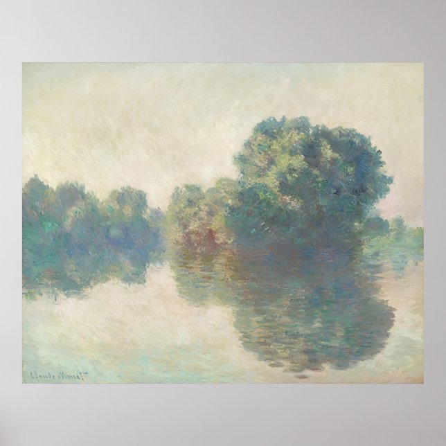 Affiche peinture artistique de Claude Monet (Devant)