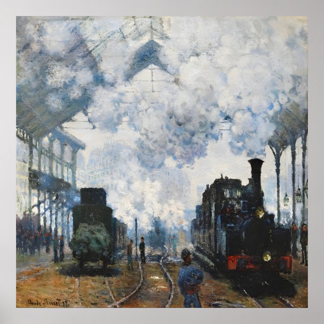 Affiche peinture artistique de Claude Monet (Devant)