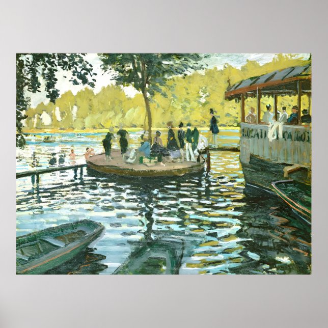 Affiche peinture artistique de Claude Monet (Devant)