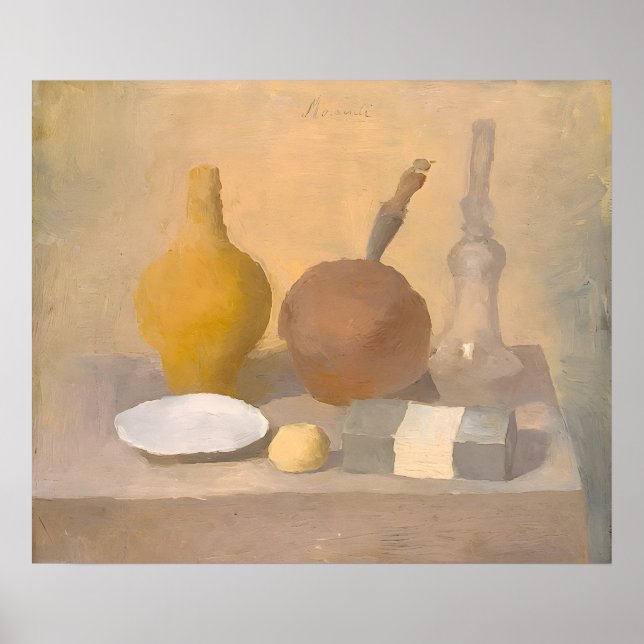 Affiche peinture artistique de Giorgio Morandi (Devant)
