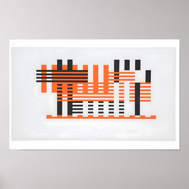 Affiche peinture artistique de Josef Albers (Devant)