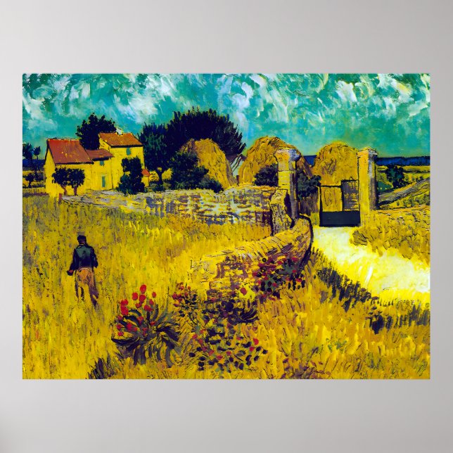 Affiche peinture artistique de Vincent Van Gogh (Devant)