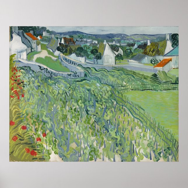 Affiche peinture artistique de Vincent Van Gogh (Devant)
