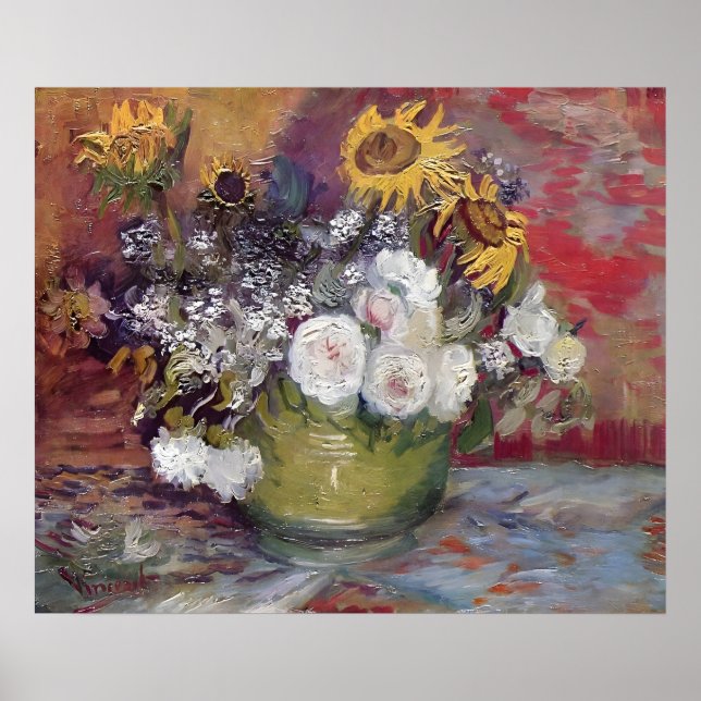Affiche peinture artistique de Vincent Van Gogh (Devant)