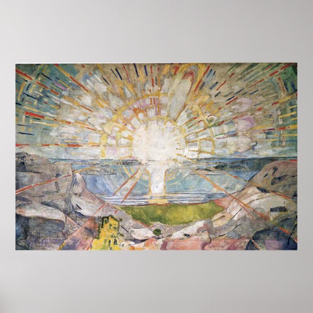 Affiche Peinture artistique Edward Munch (Devant)