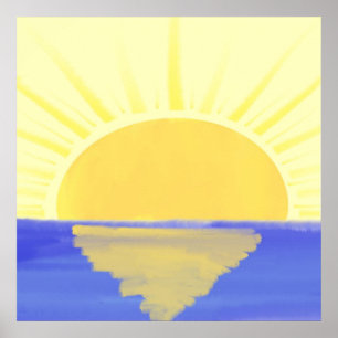 Affiche peinture au soleil