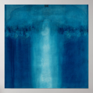 Affiche Peinture bleue sans titre 1995