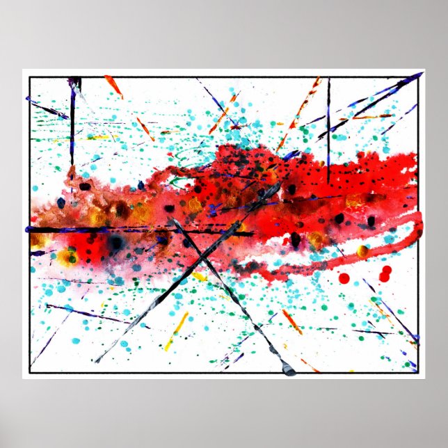 Affiche Peinture brisée Partie Deux (Devant)