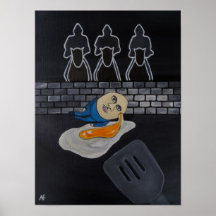 Affiche Peinture Broken Then Fried par Alfred Fox