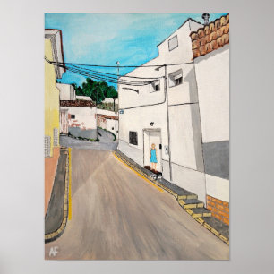 Affiche Peinture Calle Cabanilles par Alfred Fox