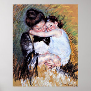 Affiche Peinture célèbre mère et enfant