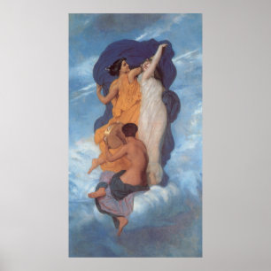 Affiche Peinture classique de Bouguereau La Danse (La dans