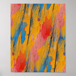 Affiche Peinture colorée