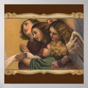 Affiche Peinture d'anges
