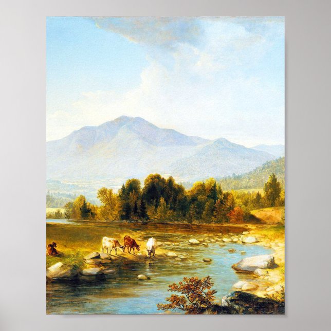 Affiche Peinture d'art paysager par Asher Brown Durand (Devant)