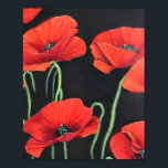 Affiche Peinture d'art Red Poppies<br><div class="desc">Peinture d'art Red Poppies</div>