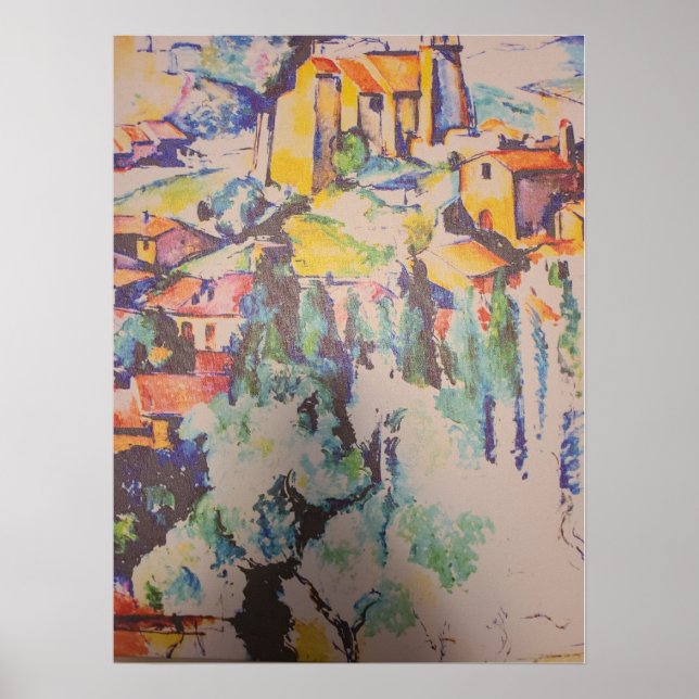 Affiche peinture de cezanne - modifiée par Mark Pettinelli (Devant)
