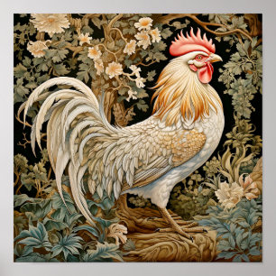 Affiche Peinture de coq