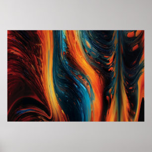 Affiche Peinture de feu