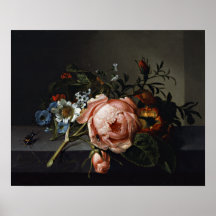 Peinture de fleurs hollandaise Art de la vie morte