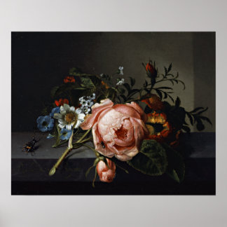 Affiche Peinture de fleurs hollandaise Art de la vie morte