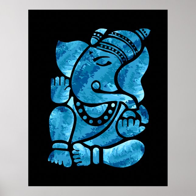 Affiche Peinture de Ganesha (Devant)