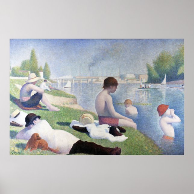 Affiche Peinture de Georges Seurat (Devant)