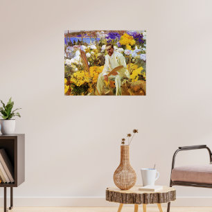 Affiche peinture de Joaquin Sorolla, Louis Comfort Tiffany