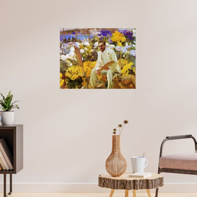 Affiche peinture de Joaquin Sorolla, Louis Comfort Tiffany (Salon 3)
