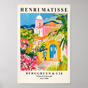 Affiche Peinture De L'Église Inspiré Par Henri Matisse, Ch
