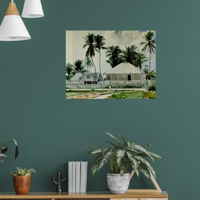 Affiche peinture de Nassau, Bahamas (Salon 1)