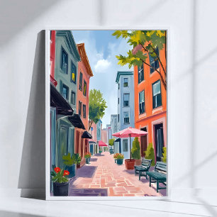 Affiche Peinture de Newport Rhode Island