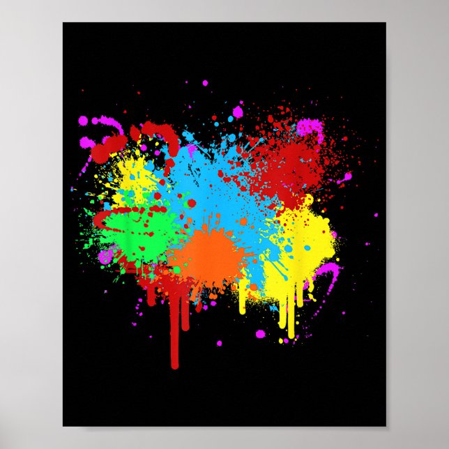 Affiche Peinture de peinture jolie peinture peinture Art A (Devant)