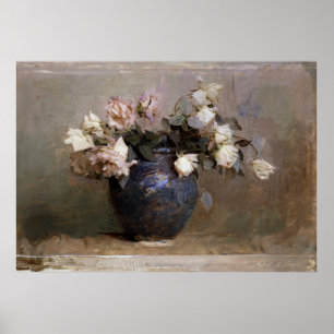 Affiche Peinture de Roses (1890) en haute résolution par A