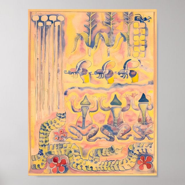 Affiche peinture de Walter Anderson (Devant)