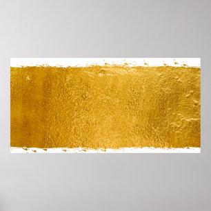 Affiche Peinture d'or Design : Luxueux et artistique Métal