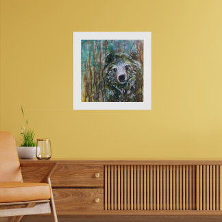 Affiche Peinture d'ours de la forêt