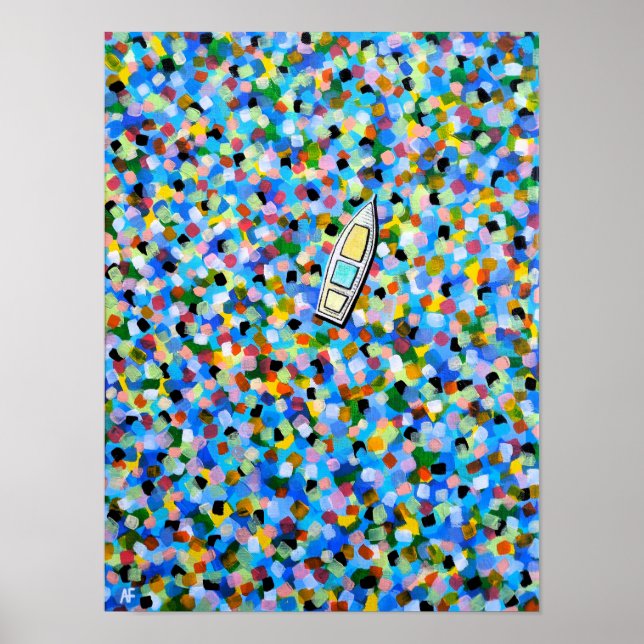 Affiche Peinture Drifting through Dreams par Alfred Fox (Devant)