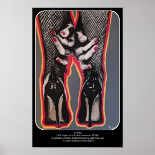 Affiche Peinture 'Du Hast' sur un