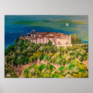 Affiche Peinture du Monastère de San Miguel par Alfred Fox