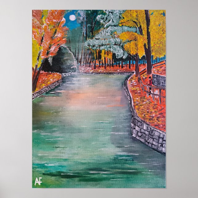Affiche Peinture du Parque de San Vicente par Alfred Fox (Devant)