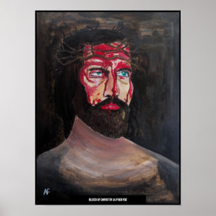 Affiche Peinture du Sang du Christ par Alfred Fox